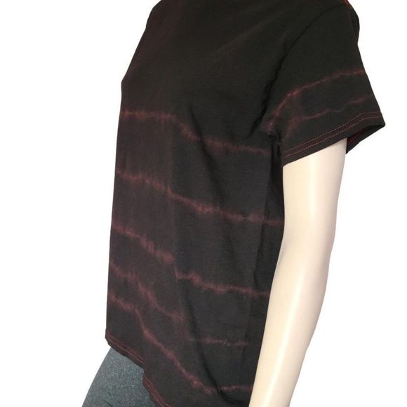 Black Printed Handmade Tie Dye Heavy Cotton Shirt - Picture 2 of 4